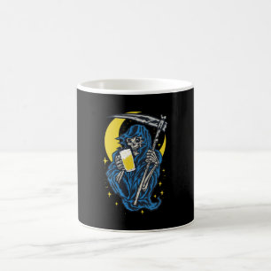Grim Reaper Drinking Beer Kaffemugg