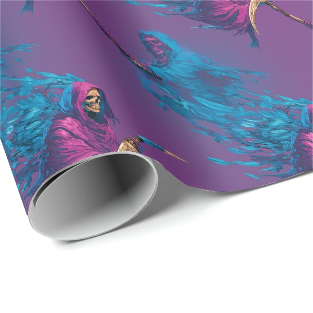 Grim Reaper Glow - Haunted Death Figur Presentpapper (Rullad Hörn)