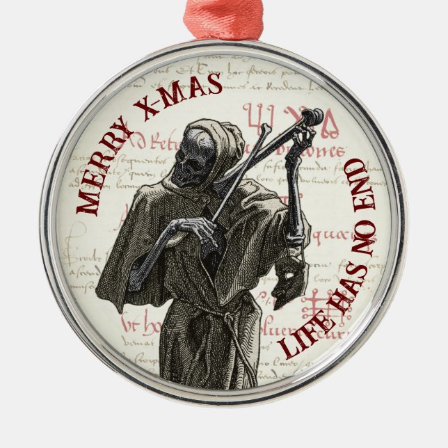 Grim Reaper God jul Ornament Charm (Framsidan)