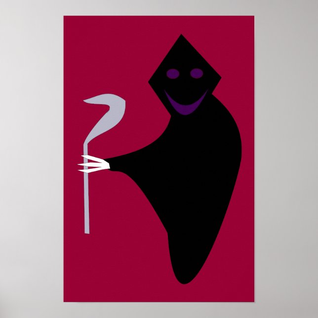 Grim Reaper Halloween-affisch Poster (Framsidan)