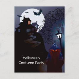 Grim Reaper Halloween Costume Party-inbjudan Inbjudan Vykort