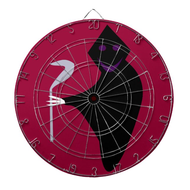 Grim Reaper Halloween Dart Board Darttavla (Framsidan)