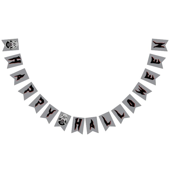 Grim Reaper Halloween fest Banner Vimplar (Alla)