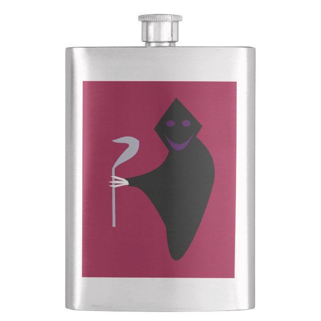 Grim Reaper Halloween Flasks Fickplunta (Framsidan)