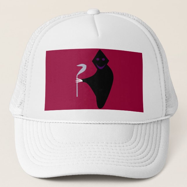 Grim Reaper Halloween Hat Keps (Framsida)