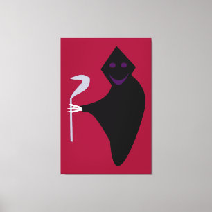 Grim Reaper Halloween Kanvastryck