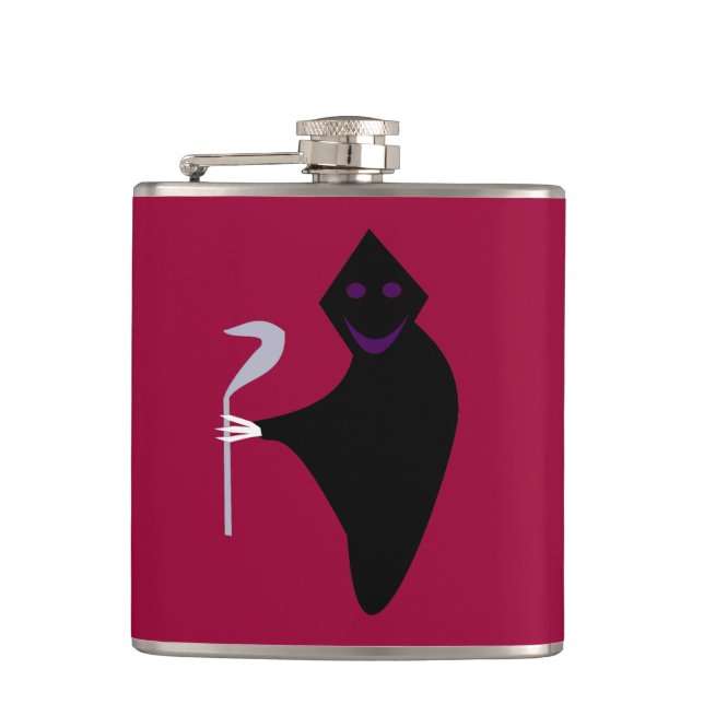 Grim Reaper Halloween-kolv Fickplunta (Framsidan)