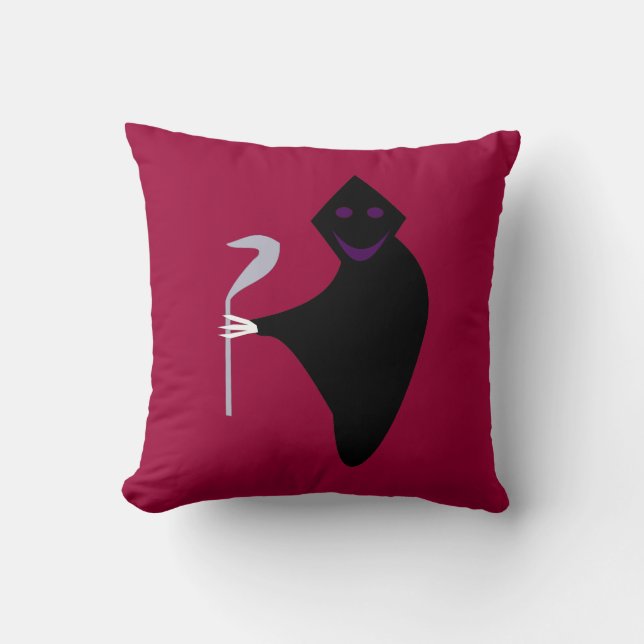 Grim Reaper Halloween-kudde Kudde (Framsida)