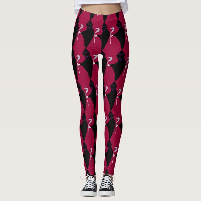 Grim Reaper Halloween Leggings (Framsida)