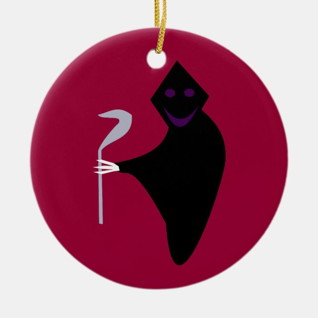 Grim Reaper Halloween Ornament (Framsidan)
