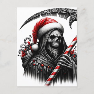 Grim Reaper Horror juljul Vykort