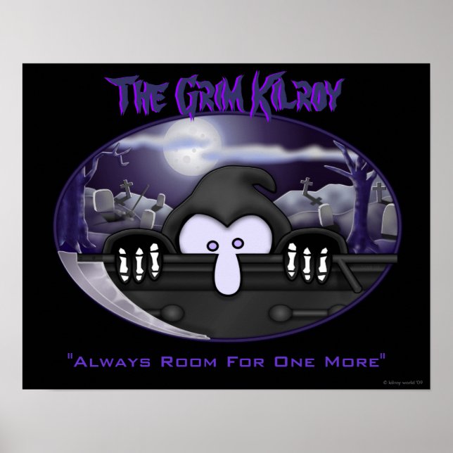 Grim Reaper Kilroy Poster (Framsidan)