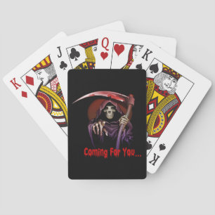 Grim Reaper kommer för dig Halloween Casinokort