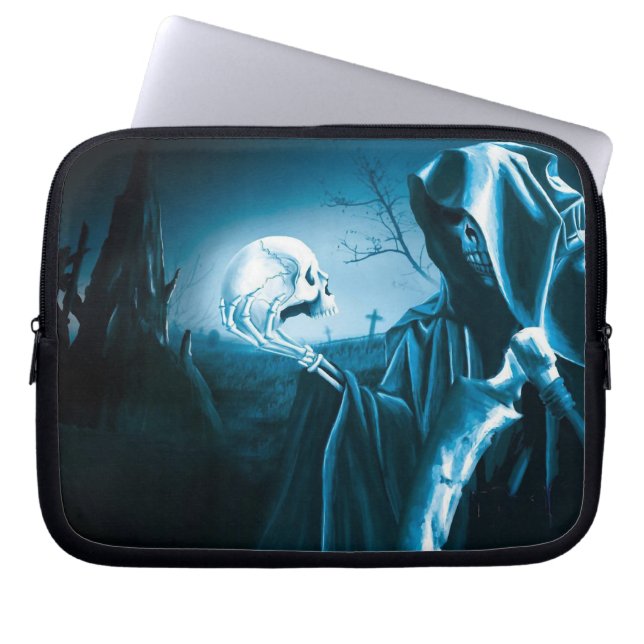 Grim Reaper Laptop Keeper Laptop Sleeve (Framsidan)