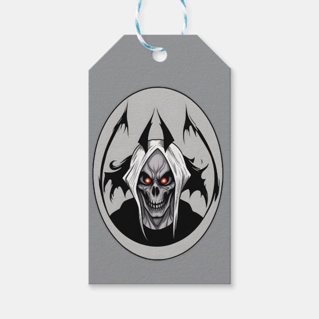 Grim Reaper Märkres Presentetikett (Framsidan)