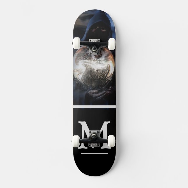 Grim Reaper Mini Skateboard Bräda 18,5 Cm (Framsida)
