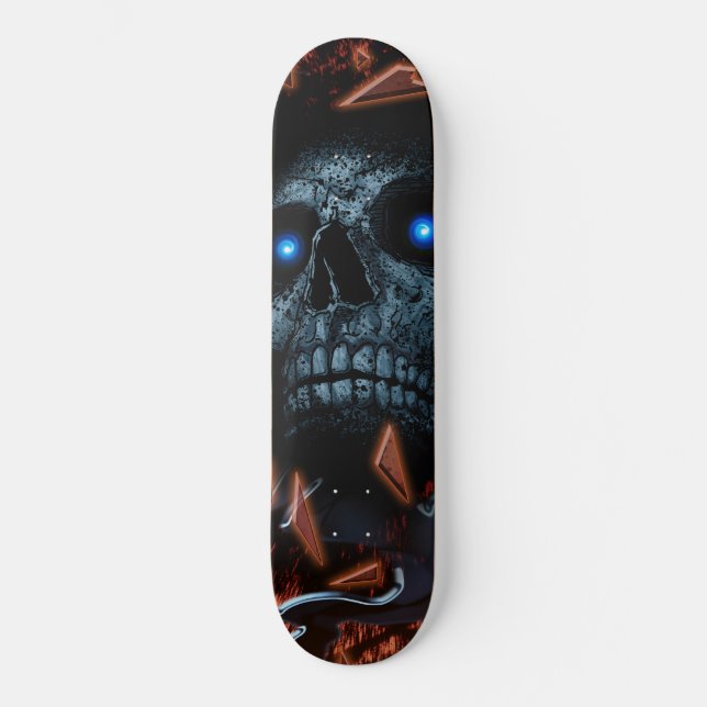 Grim Reaper Mini Skateboard Bräda 18,5 Cm (Framsida)