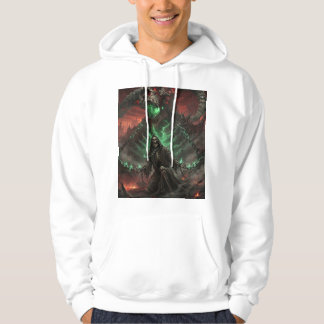 Grim Reaper Mörk Gotisk Konst Hoodie