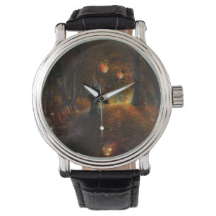 Grim Reaper och pumpkins Armbandsur