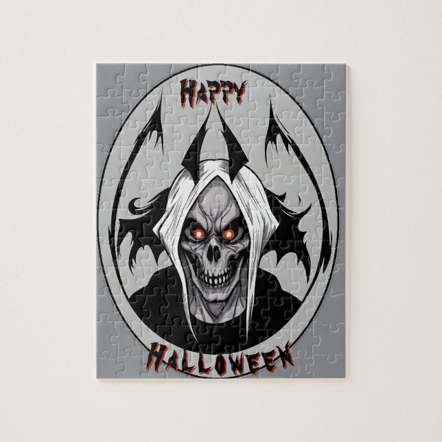 Grim Reaper of the Blazing Ögon Jigszle Puzzle Pussel (Vertikal)