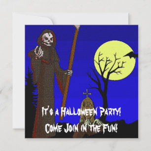 Grim Reaper på Graveyard Inbjudningar