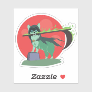 Grim Reaper Puppy Klistermärken