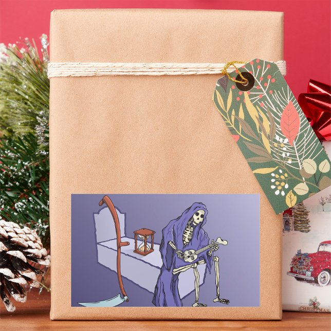 Grim Reaper Rektangulärt Klistermärke (Skapare uppladdad)