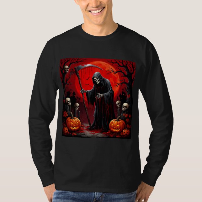 Grim Reaper Scene T Shirt (Framsida)