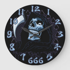 Grim Reaper skalle Stor Klocka