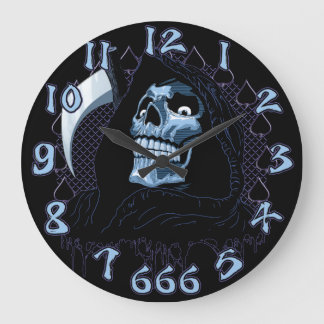 Grim Reaper skalle Stor Klocka