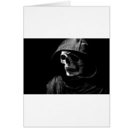 Grim Reaper Skull Hälsningskort