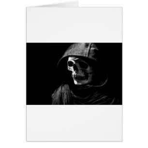 Grim Reaper Skull Hälsningskort