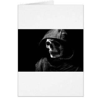 Grim Reaper Skull Hälsningskort