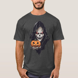 Grim Reaper Skull T Shirt