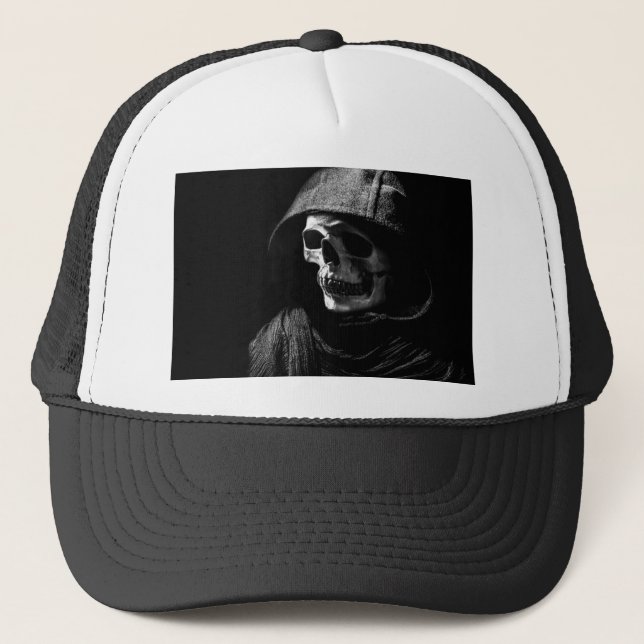 Grim Reaper Skull Truckerkeps (Framsida)