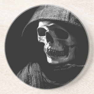 Grim Reaper Skull Underlägg Sandsten