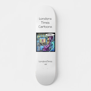 Grim Reaper & Skythe Funny Skateboard