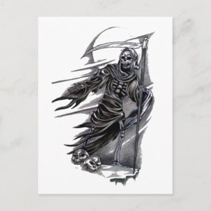 Grim Reaper som tog själar Vykort