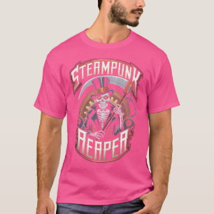 Grim Reaper Steampunk Död Gud Gears Top hat Scif T Shirt