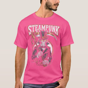 Grim Reaper Steampunk Död Gud Gears Top hat Scif T Shirt