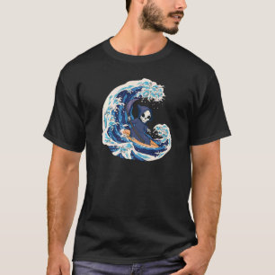 Grim Reaper Surfing T Shirt