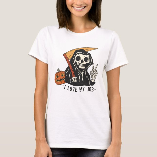 Grim Reaper T Shirt (Framsida)