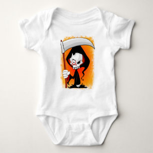 Grim Reaper Tecknad T Shirt