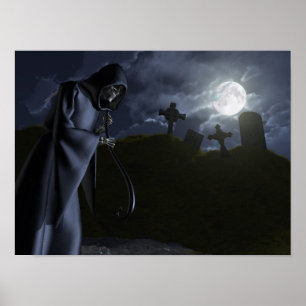 Grim Reaper vid Byrån Poster