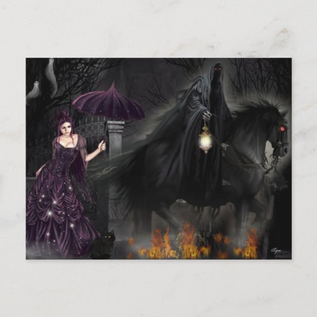 Grim Reaper Vykort (Framsida)