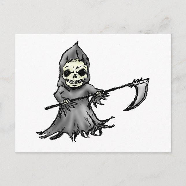Grim Reaper Vykort (Framsida)