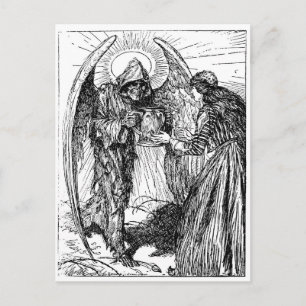 Grim Reaper-vykort Vykort