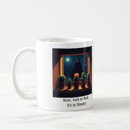 Grim Reaper window sill cactus mugg