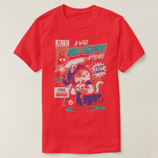 Grim Reapurr T Shirt (Design framsida)