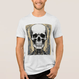 "Grim Stil: Skeleton Porträtt T-Shirt" T Shirt